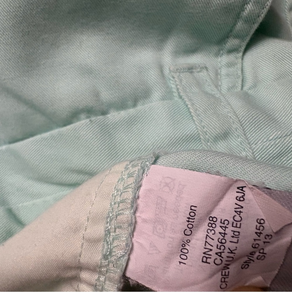 J. Crew Chino shorts light green size 6 - Picture 5 of 7